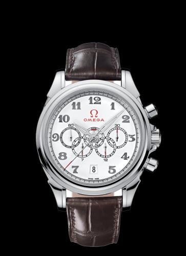 Omega De Ville Co-Axial 41 Chronograph Stainless Steel / White / Olympic Timeless