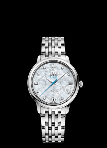 Omega De Ville Prestige Co-Axial 32.7 Stainless Steel / White MOP / Stainless Steel / Orbis