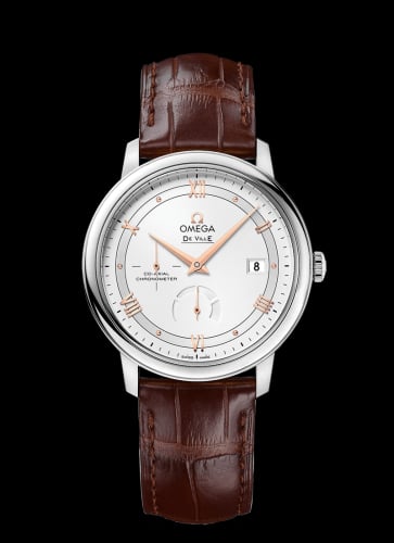 Omega De Ville Prestige Co-Axial 39.5 Power Reserve Stainless Steel / Vintage Silver