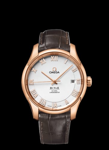 Omega De Ville Co-Axial 41 Red Gold / Silver Diamond
