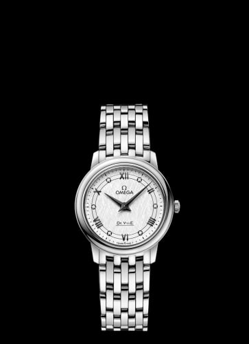 Omega De Ville Prestige Quartz 27.4 Stainless Steel / Vintage Silver Silk / Bracelet