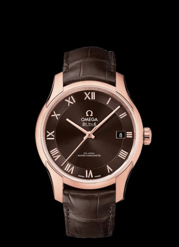 Omega De Ville Hour Vision Master Chronometer Sedna Gold / Brown