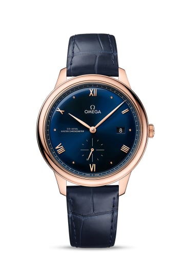 Omega De Ville Small Seconds Master Chronometer Sedna Gold / Blue