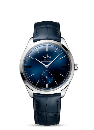 Omega De Ville Trésor Master Chronometer Small Second Stainless Steel / Blue