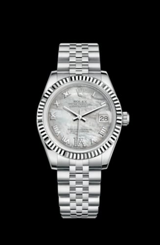 Rolex Datejust 31 Stainless Steel Fluted / Jubilee / MOP Roman