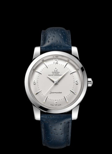 Omega Seamaster 1948 Central Seconds Stainless Steel / Silver / Leather