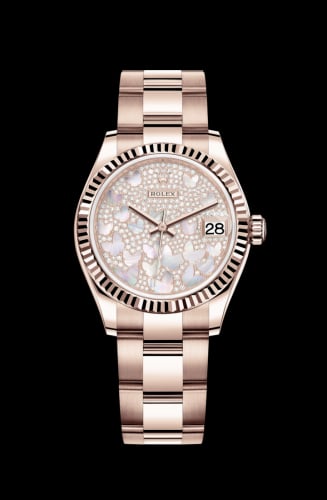 Rolex Datejust 31 Rose Gold / Fluted / Butterfly / Oyster