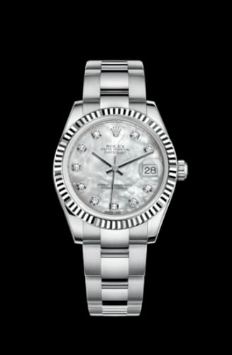 Rolex Datejust 31 Stainless Steel Fluted / Oyster / MOP