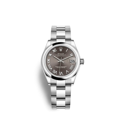 Rolex Datejust 31 Stainless Steel / Oyster / Grey - Roman
