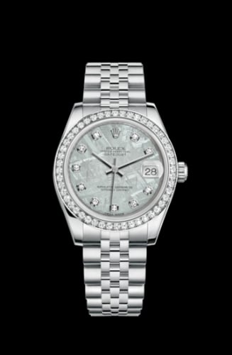 Rolex Datejust 31 Stainless Steel Diamond / Jubilee / Meteorite