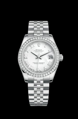 Rolex Datejust 31 Stainless Steel Diamond / Jubilee / White - Roman
