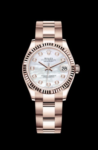 Rolex Datejust 31 Rose Gold / Fluted / MOP / Oyster