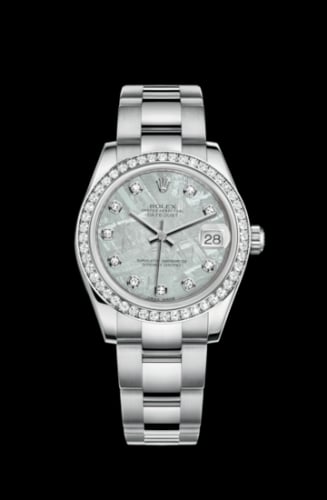Rolex Datejust 31 Stainless Steel Diamond / Oyster / Meteorite