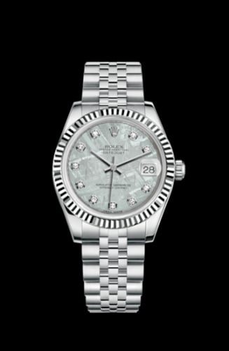 Rolex Datejust 31 Stainless Steel Fluted / Jubilee / Meteorite