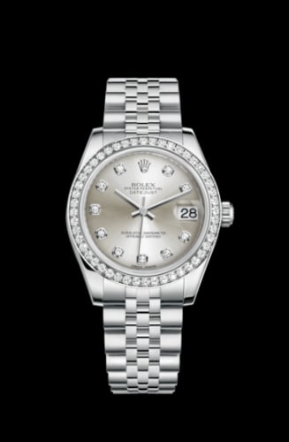 Rolex Datejust 31 Stainless Steel Diamond / Jubilee / Silver - Diamond