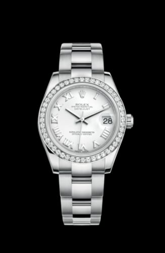 Rolex Datejust 31 Stainless Steel Diamond / Oyster / White - Roman