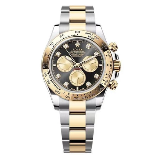 Rolex Cosmograph Daytona Stainless Steel - Yellow Gold / Black - Golden - Diamond / Oyster