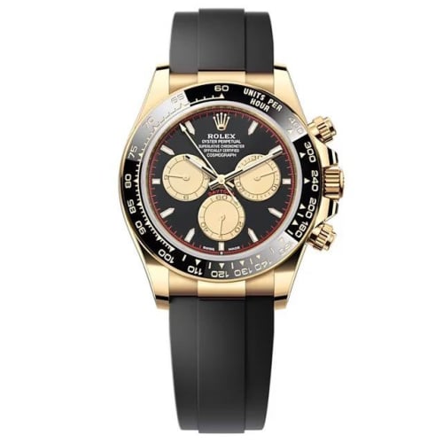 Rolex Cosmograph Daytona Yellow Gold - Cerachrom / Black - Champagne / Oysterflex
