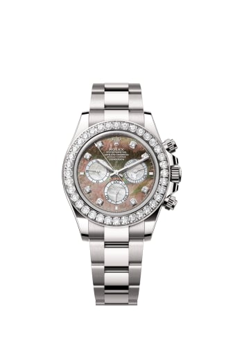Rolex Cosmograph Daytona White Gold - Diamond / Reverse Panda MOP - Diamond / Oyster