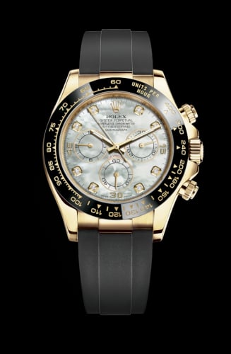 Rolex Cosmograph Daytona Yellow Gold / Cerachrom / MOP-Diamond / Oysterflex