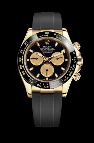 Rolex Cosmograph Daytona Yellow Gold / Cerachrom / Black / Oysterflex