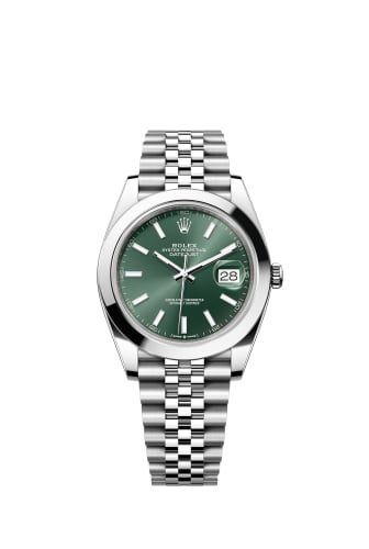 Rolex Datejust 41 Stainless Steel Smooth / Jubilee / Green
