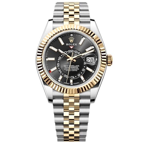 Rolex Sky-Dweller Stainless Steel - Yellow Gold / Black / Jubilee