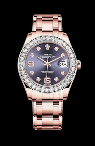 Rolex Datejust Pearlmaster 39 Everose Diamond / Aubergine