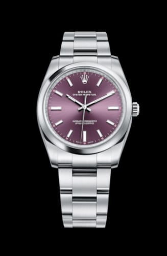 Rolex Oyster Perpetual 34 Red Grape