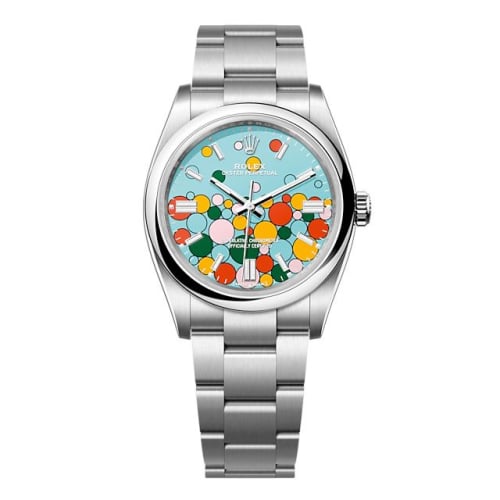 Rolex Oyster Perpetual 36 Stainless Steel / Turquoise Celebration