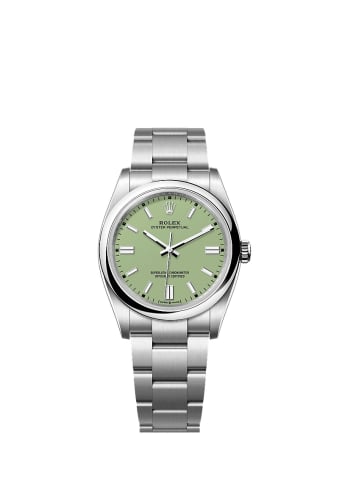 Rolex Oyster Perpetual 36 Stainless Steel / Pistachio