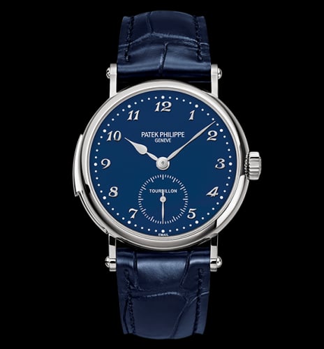 Patek Philippe Tourbillon Minute Repeater 5539 White Gold / Blue