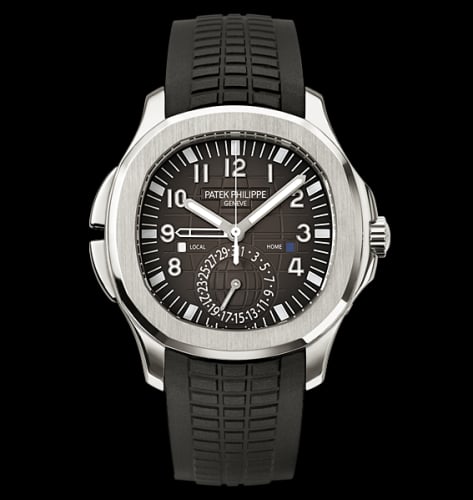 Patek Philippe Aquanaut Travel Time 5164 Stainless Steel / Black