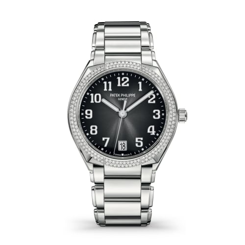 Patek Philippe Twenty-4 Automatic Stainless Steel / Diamond / Black