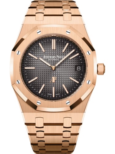 Audemars Piguet Royal Oak Extra-Thin Pink Gold / Grey