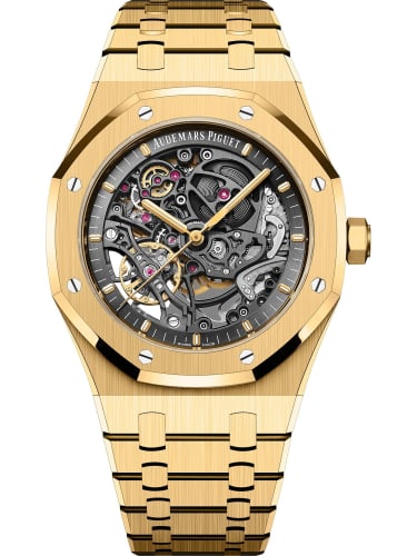 Audemars Piguet Royal Oak 41 Double Balance Wheel Openworked Yellow Gold