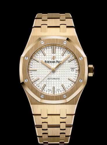 Audemars Piguet Royal Oak 15450 Selfwinding Yellow Gold / Silver