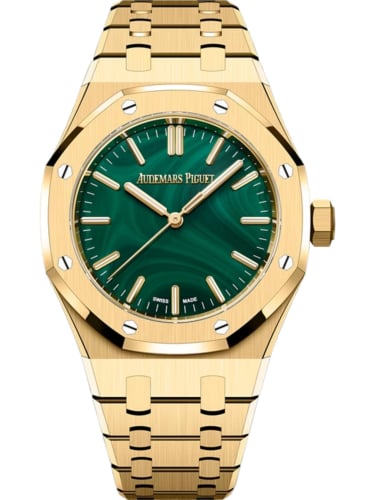 Audemars Piguet Royal Oak Selfwinding 37 Yellow Gold / Malachite