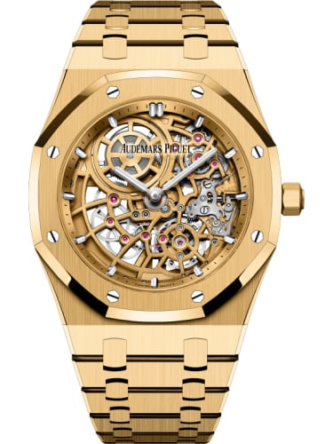 Audemars Piguet Royal Oak Extra-Thin Openworked Yellow Gold