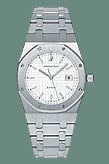 Audemars Piguet Royal Oak 15000 Date Stainless Steel / White