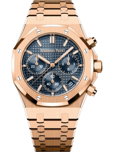 Audemars Piguet Royal Oak Chronograph 41 Pink Gold / Blue