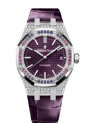Audemars Piguet Royal Oak Selfwinding 37 White Gold / Sapphire / Purple