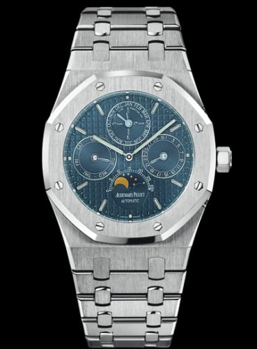 Audemars Piguet Royal Oak Perpetual Calendar Stainless Steel / Dark Blue