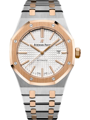 Audemars Piguet Royal Oak 15400 Stainless Steel / Pink Gold / Silver