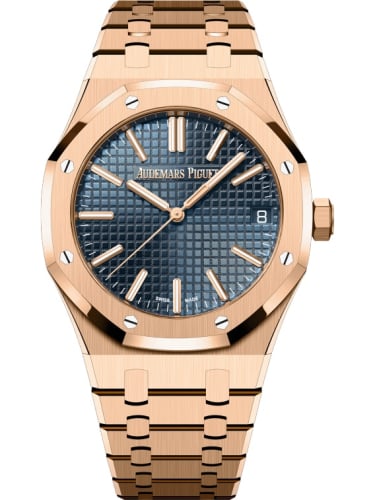 Audemars Piguet Royal Oak Selfwinding 41 Pink Gold / Blue