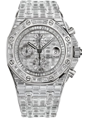 Audemars Piguet Royal Oak Offshore 26473 Full Baguette