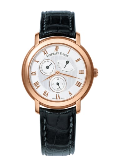 Audemars Piguet Jules Audemars Small Seconds &amp; Power Reserve Pink Gold / Silver