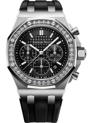 Audemars Piguet Royal Oak OffShore 26231 Lady Chronograph Stainless Steel / Black / Diamond