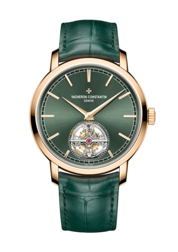 Vacheron Constantin Traditionnelle Tourbillon Pink Gold / Green