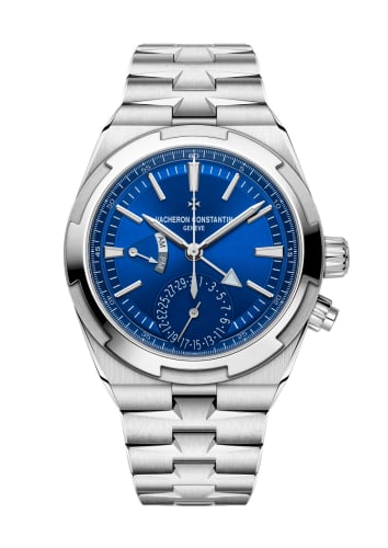 Vacheron Constantin Overseas Dual Time Stainless Steel / Blue